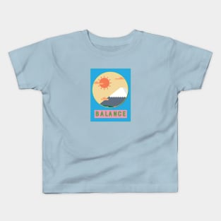 Balance, Peace, Chi, & Nature. What Couldn't You Go Without? Kids T-Shirt